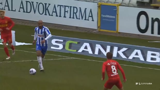 Cheeky nutmeg and a stunning finish from Denmark